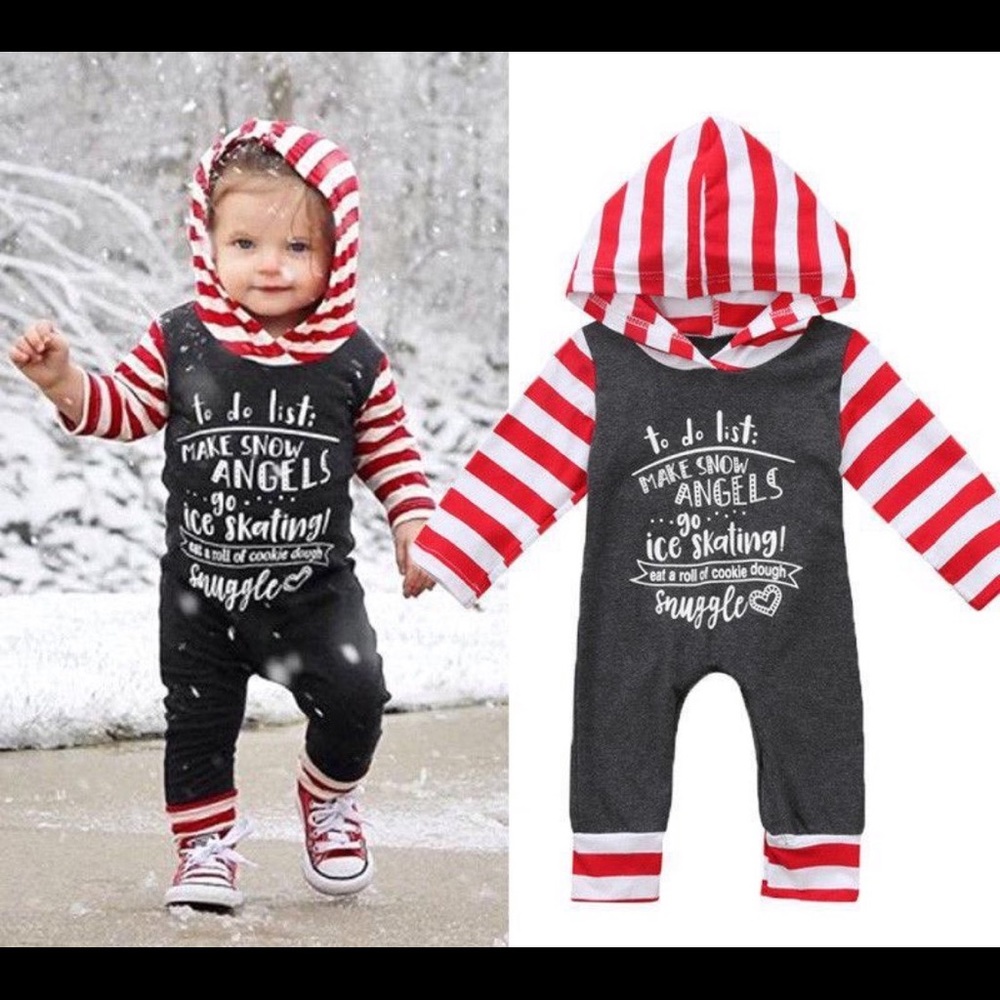 Baby Winter Holiday Romper